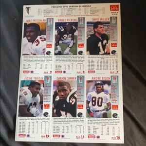 1993 falcons game day cards from McDonald’s